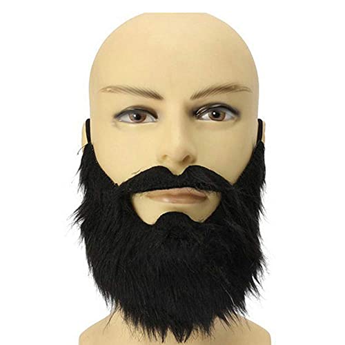 Soochat Halloween Beard Fake Beard False Beards Funny Mustache for Costume Party Supplies - Image 1