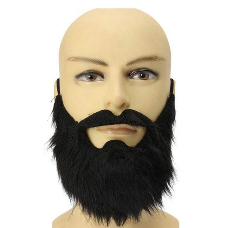 Soochat Halloween Beard Fake Beard False Beards Funny Mustache for Costume Party Supplies - Image 3