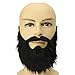 Soochat Halloween Beard Fake Beard False Beards Funny Mustache for Costume Party Supplies - Image 4