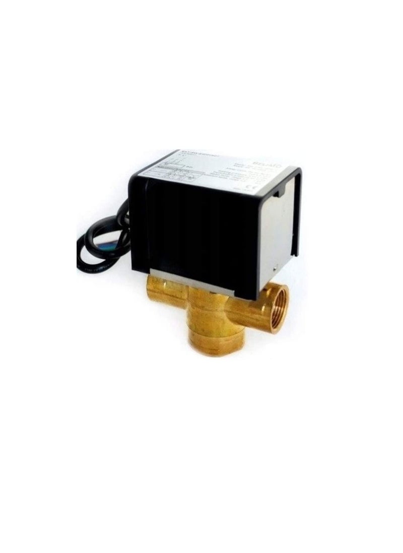 Generic 230VAC Electric HVAC Valve Actuator with Cable for Chiller Water AC Systems 3 Way 3/4 Inch  - Image 3