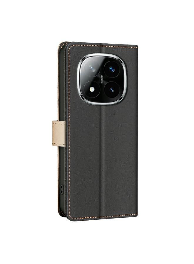 اس-توب جراب لهاتف Redmi Note 14 Pro 5G / Note 14 Pro+ 5G جراب هاتف جلدي مضاد للسرقة بتقنية RFID متطابق الألوان - Image 3