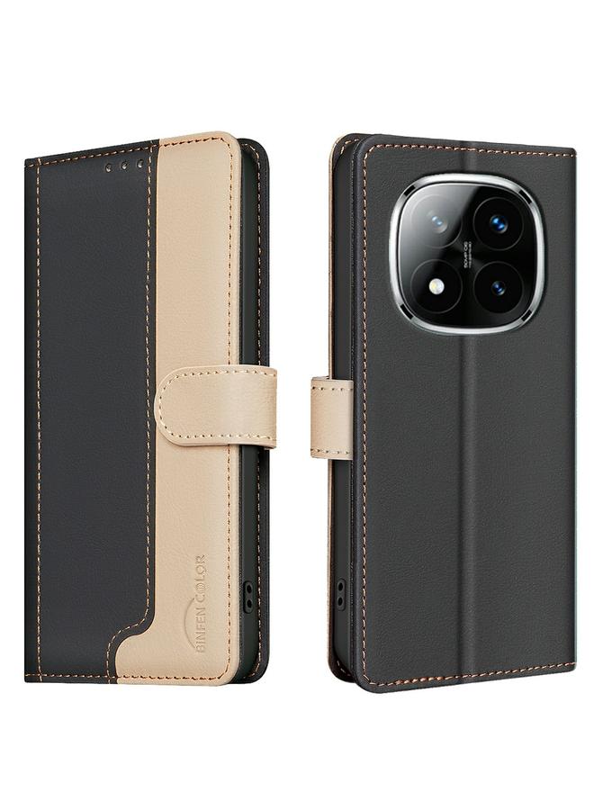 اس-توب جراب لهاتف Redmi Note 14 Pro 5G / Note 14 Pro+ 5G جراب هاتف جلدي مضاد للسرقة بتقنية RFID متطابق الألوان - Image 1