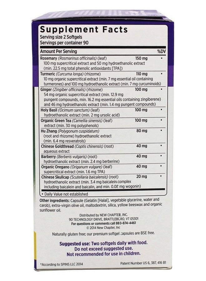 New Chapter فصل جديد زيفلاميند للجسم بالكامل - 180 حبة - Image 3