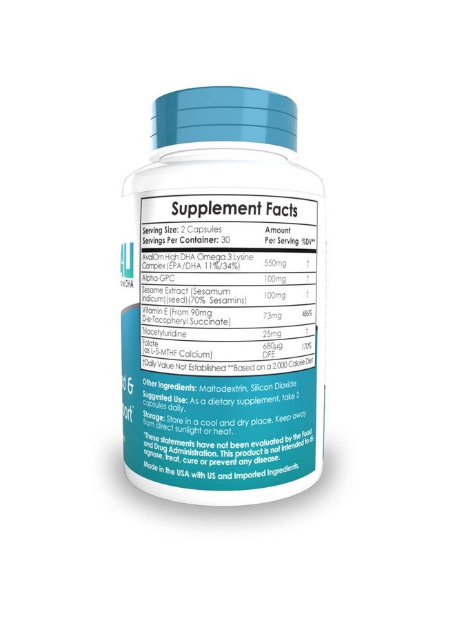 Nootropics Depot كبسولات نوتروبيكس ديبوت أوميغا تاو | يوريدين معزز + DHA - Image 2