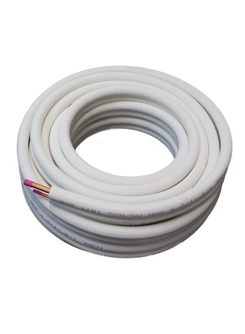 HONEY COOL Copper Insulation Coil Kit 1/4" & 1/2" (20M Length) for R410 Refrigerant, 100% Pure Copper 