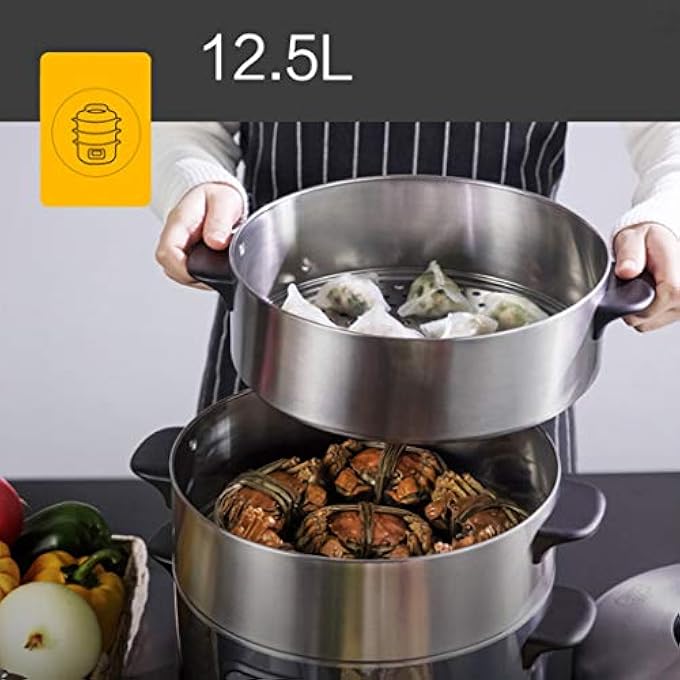 Electric Steamer Multifunctional Household Automatic Power Off Large Capacity Steamer Steamer Steamer - Image 5