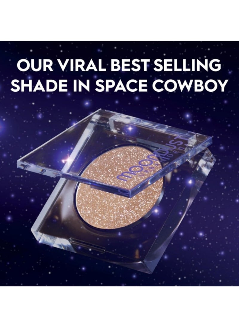 إربان ظلال عيون مضغوطة من Urban Decay 24/7 Moondust، Space Cowboy - ذهبي فاتح مع بريق فضي - أقصى قدر من اللمعان واللمعان المخملي  - Image 4