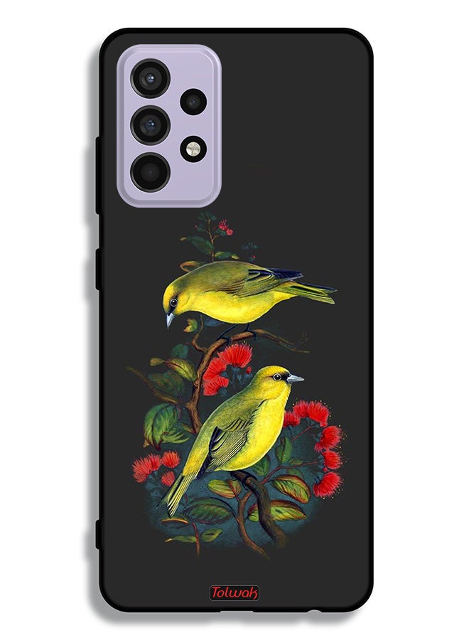 Tolwak Samsung Galaxy A52 4G Protective Case Cover Birds - Image 1