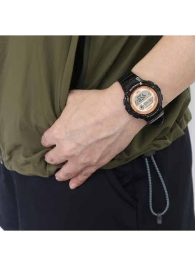 CASIO Youth Digital Women’s Watch LWS‑1200H‑1AVDF , 45.5 mm Bronze Dial, Black Resin Band, 100 m WR - Image 2