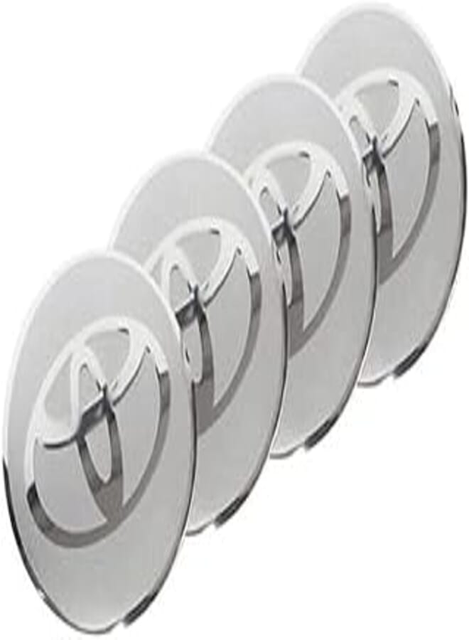 Generic KaberEgypt KaberEgypt KaberEgypt 3D Wheel Tire Hub Cover Sticker - Toyota Logo - 4 Pieces - KaberEgypt 