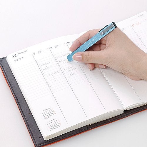SEED Thin Steel Holder Eraser Slendy+, Silver (EH-S-S) (Japan Import) - Image 2
