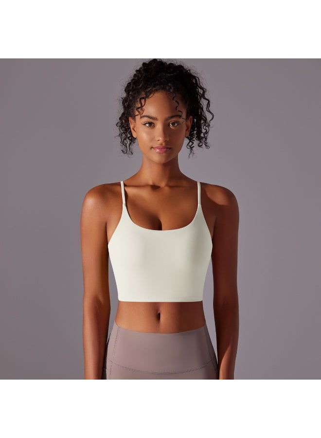 Suspenders Yoga Tank Tops for Fitness Naked Feel Sport Bra Gym Vest Women Camisole Workout Underwear Sportswear Outfit - Image 2
