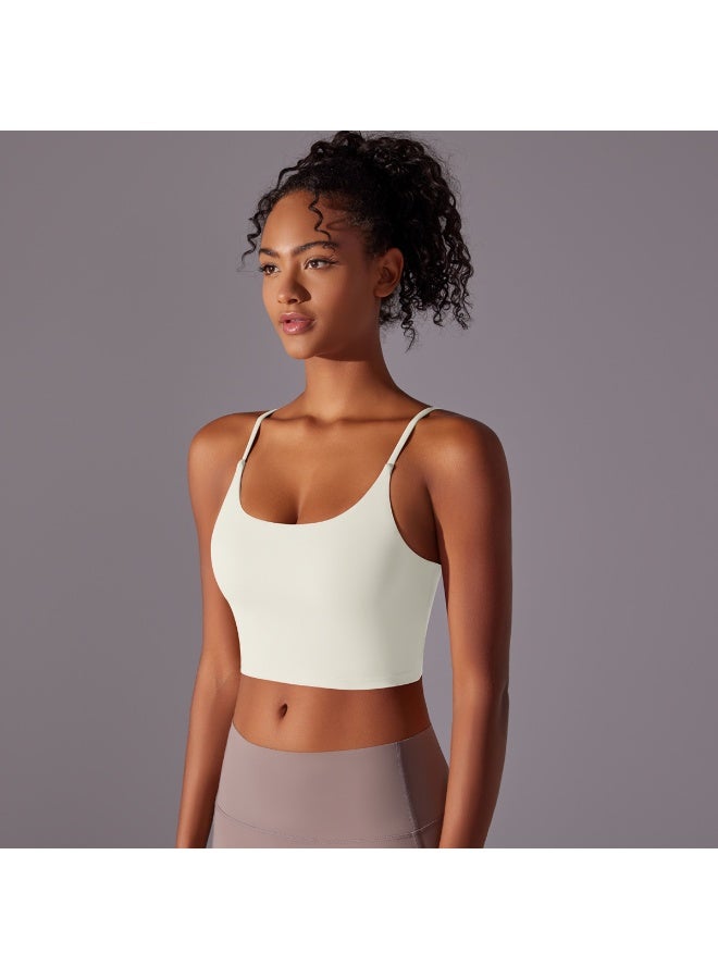 Suspenders Yoga Tank Tops for Fitness Naked Feel Sport Bra Gym Vest Women Camisole Workout Underwear Sportswear Outfit - Image 3
