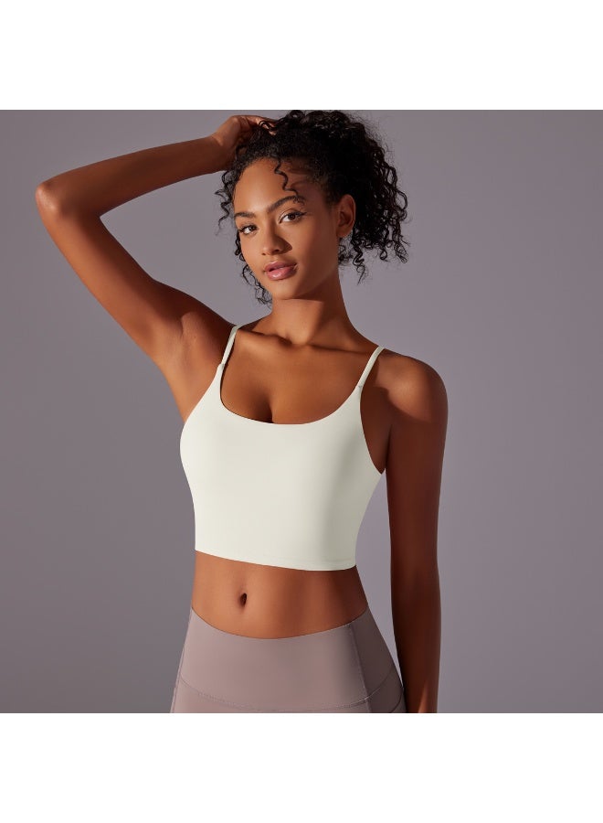 Suspenders Yoga Tank Tops for Fitness Naked Feel Sport Bra Gym Vest Women Camisole Workout Underwear Sportswear Outfit - Image 5