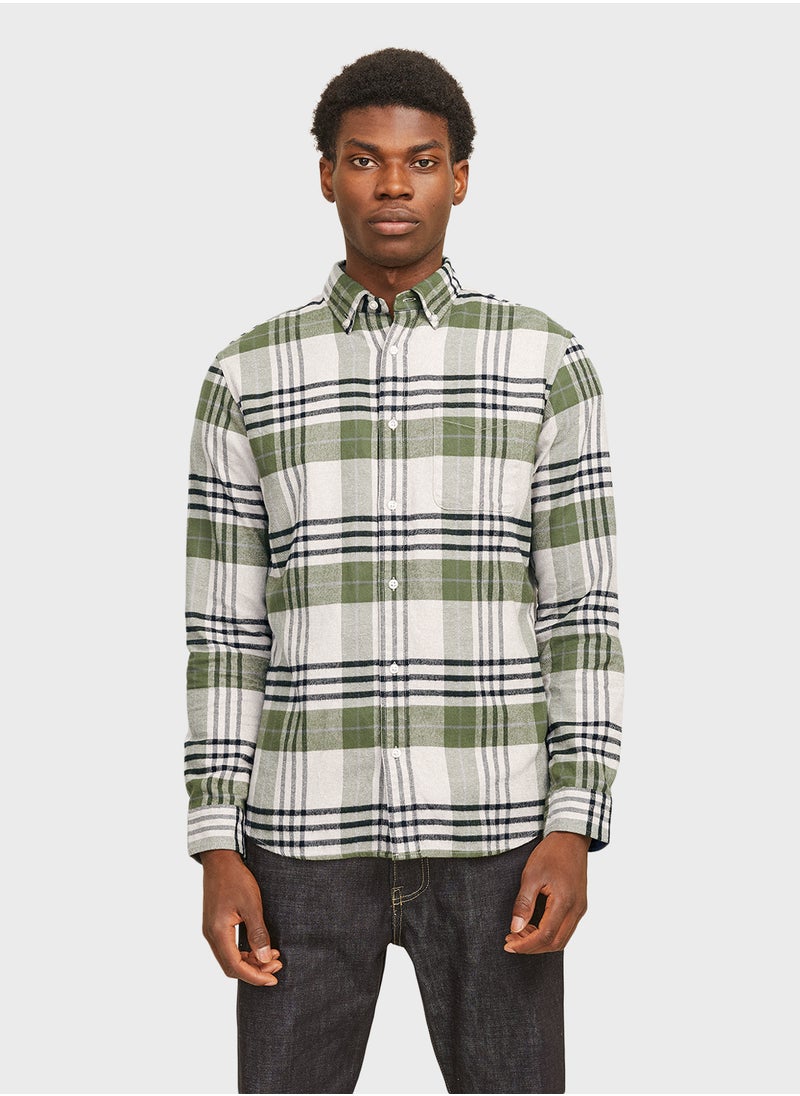 JACK & JONES Checked Regular Fit Shirt  - Image 1