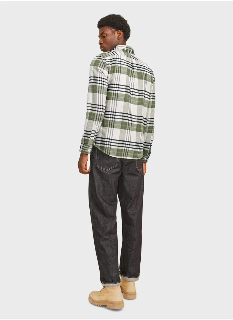 جاك اند جونز Checked Regular Fit Shirt