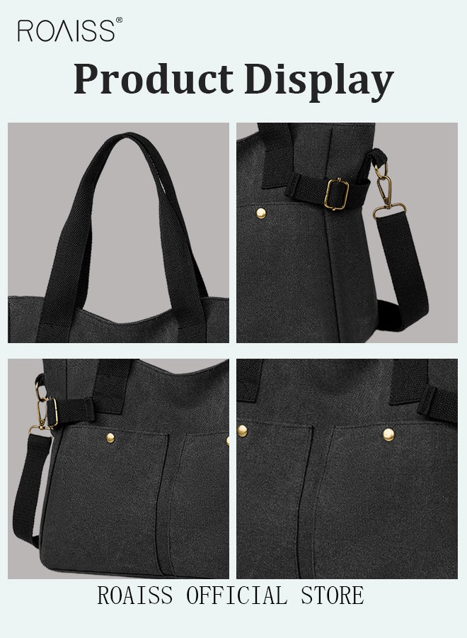 حقيبة كتف ذات سعة كبيرة متينة تتميز بتصميم ألوان ماكارون الجذابة سحاب سلس وتأتي بلون صلب وتستخدم كحقيبة توت