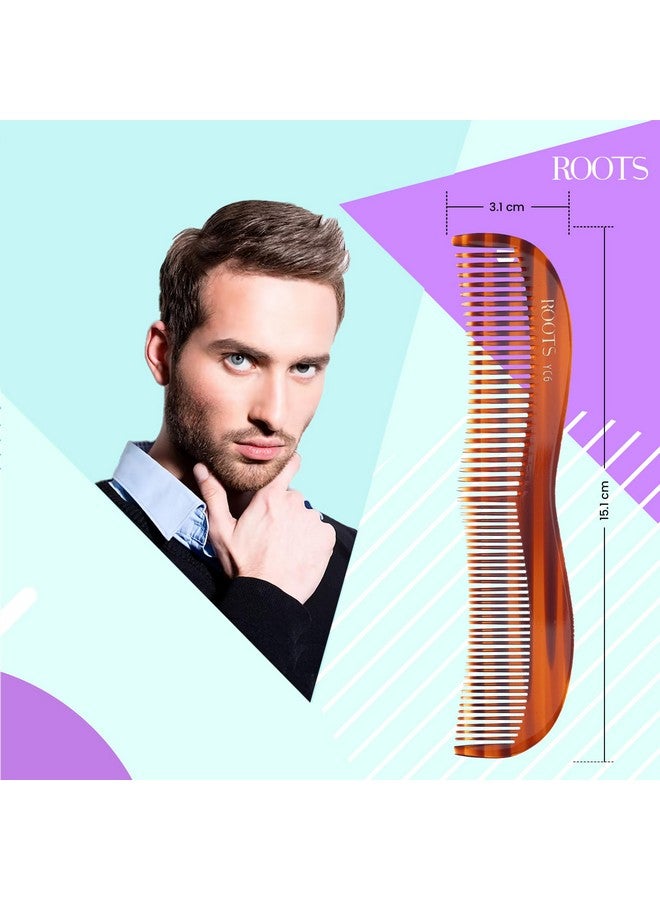 Roots Roots - Yoga Combs - Damage Free Wet And Dry Hair Comb - For Man And Woman - YC6 - Image 4
