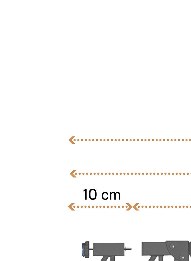 neobreez FERMII Auto Close Safety Baby Toddler Gate| 75 to 85(up to 115 cm)+ 10/20cm Extension| Extra Wide Child Gate For Stairs And Doorways,   Wide Pressure Fit Stair Gate | No Drill Barrier Stair Gate - Image 3