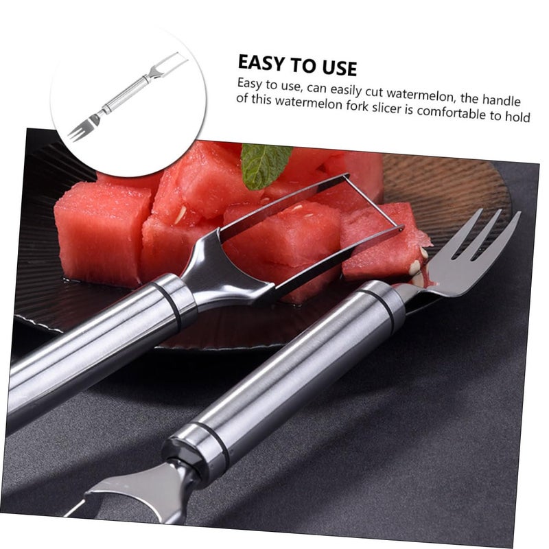 Stainless Steel Watermelon Slicer Cutter Lightweight Compact Design for Home and Outdoor Use - Image 4