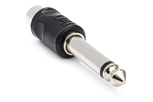 Hosa هوسا GPR-101 محولات، RCA إلى 1/4 بوصة TS، قطعتان - Image 2