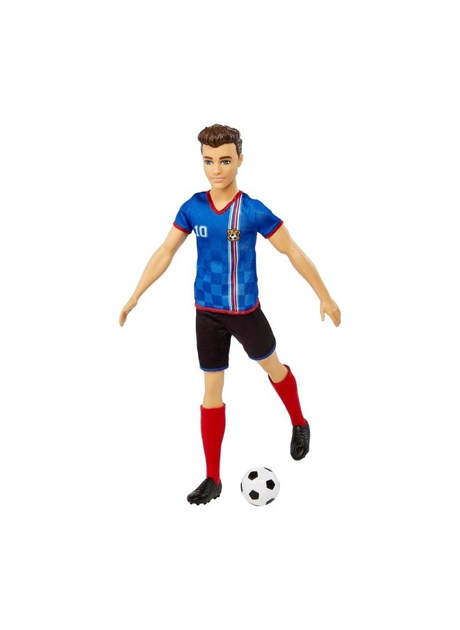 Barbie Soccer Ken Doll In #10 Jersey (29 Cm)  - Image 1