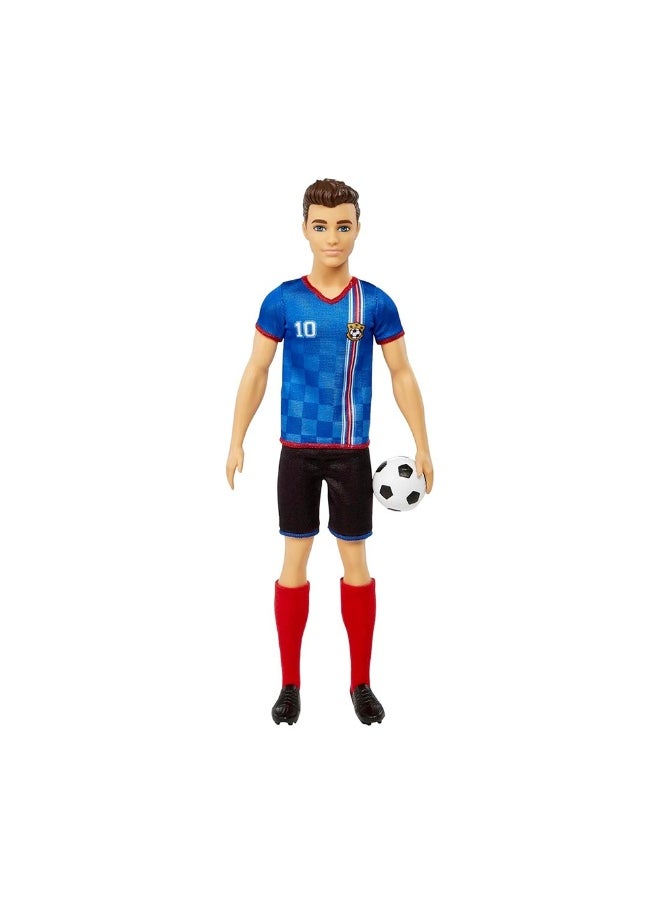 Barbie Soccer Ken Doll In #10 Jersey (29 Cm)  - Image 2