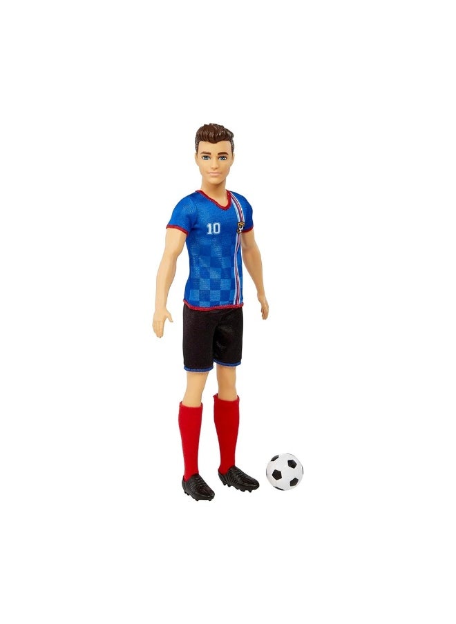 Barbie Soccer Ken Doll In #10 Jersey (29 Cm)  - Image 3