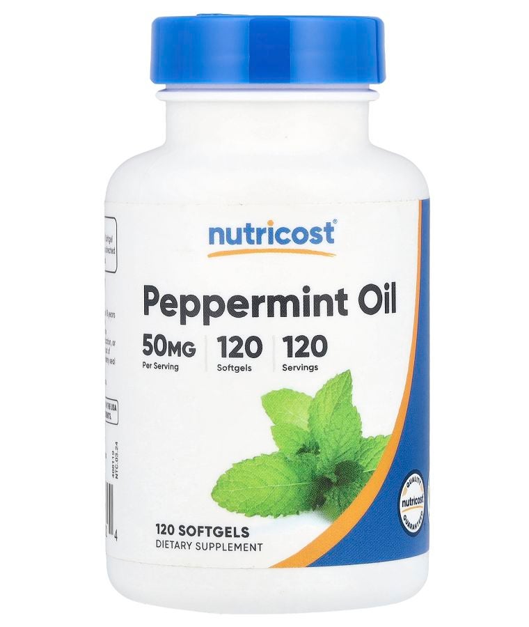 Nutricost Peppermint Oil 50 mg 120 Softgels