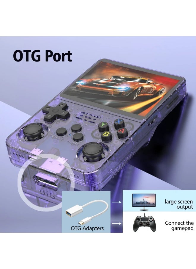 128GB R36S Retro Handheld Video Game Console Linux System 3.5 Inch IPS Screen Portable Pocket Video Player Games Boy Gift