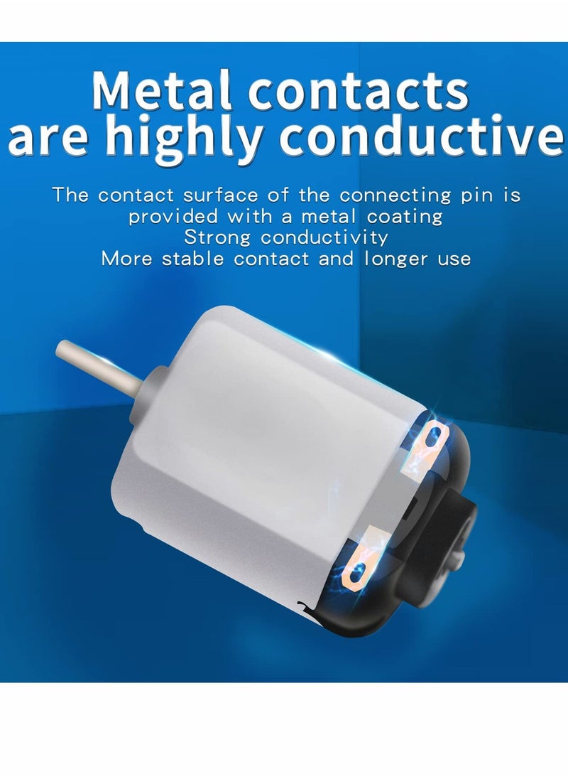 Excefore Mini DC Motor, 5 Pcs 1V-6V 18000 RPM Mini Electric Motor, High Torque Magnetic Powered Motor  - Image 4