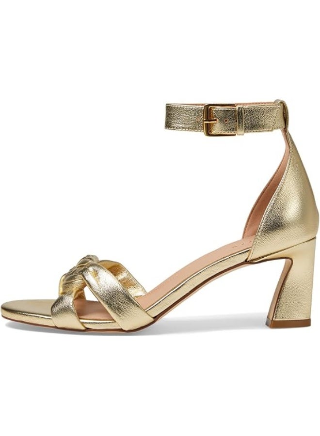Cole Haan Adella Braided Sandal 65 mm Gold Leather 8 B (M) - Image 4