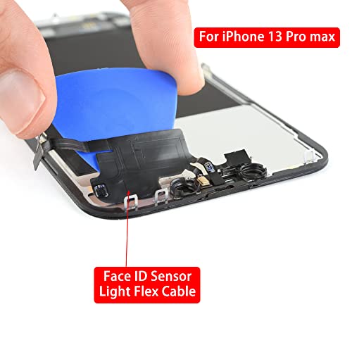 MEEFIX Ear Speaker Sensor Proximity Light Flex Cable Incl Mic Replacement for iPhone 13 Pro Max (6.7 inches) - Image 2