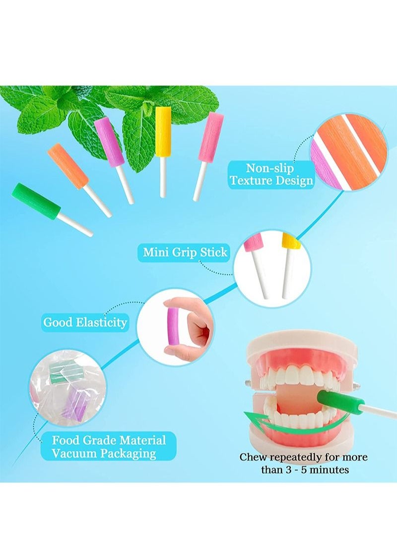 Y-Kelin - Aligner Chewies with Grip Stick, Assist the Setting of Clear/Metal Braces, Retainer Tray in Place, Food-grade material Silicone, BPA FREE, Individually Packaged - Image 1
