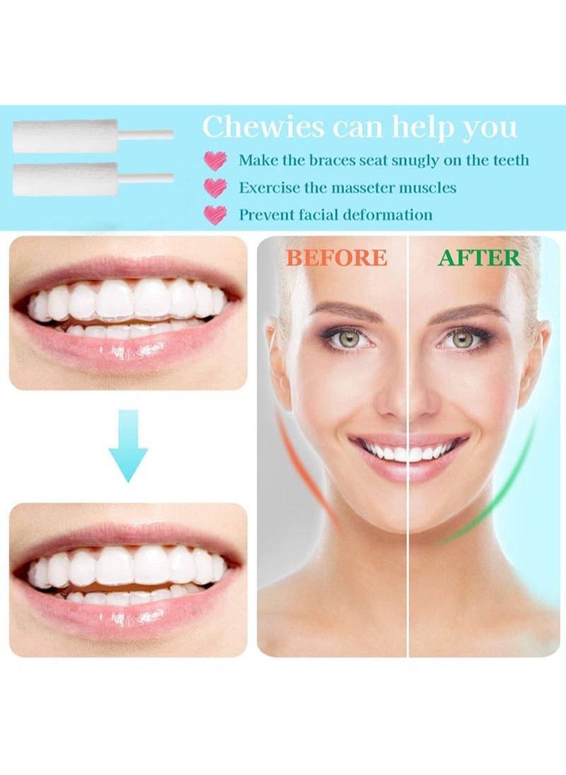 Y-Kelin - Aligner Chewies with Grip Stick, Assist the Setting of Clear/Metal Braces, Retainer Tray in Place, Food-grade material Silicone, BPA FREE, Individually Packaged - Image 1