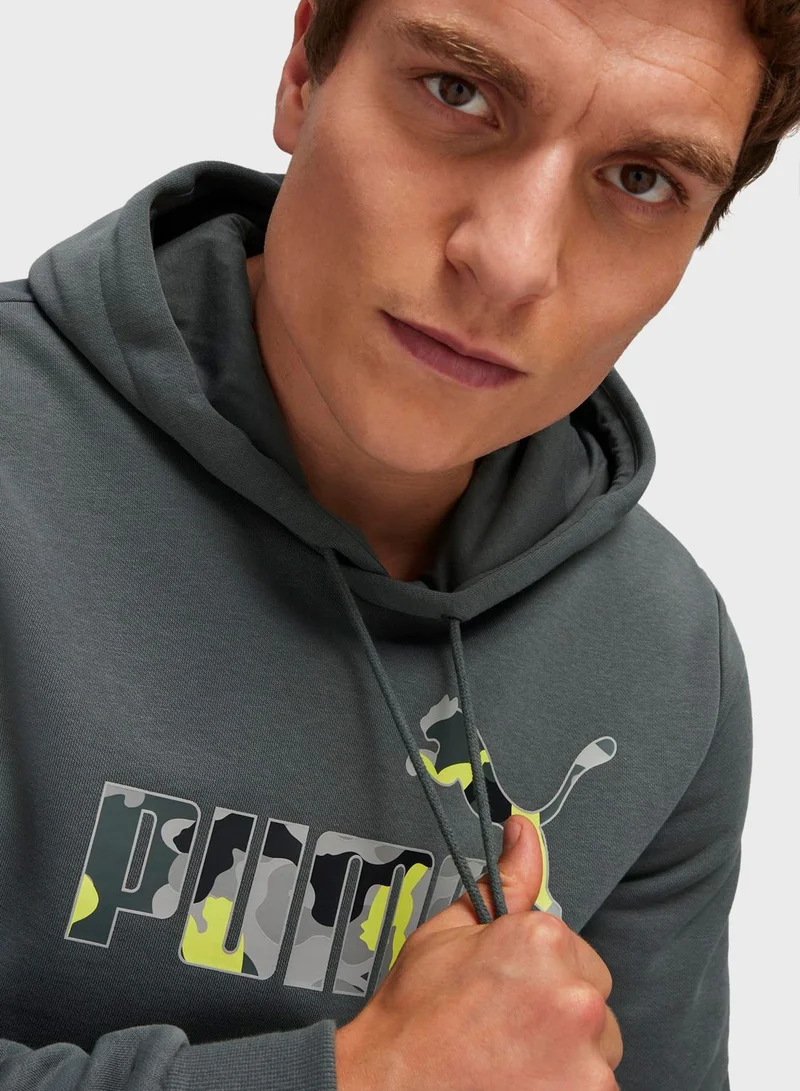 PUMA Essential Camo Graphic Hoodie