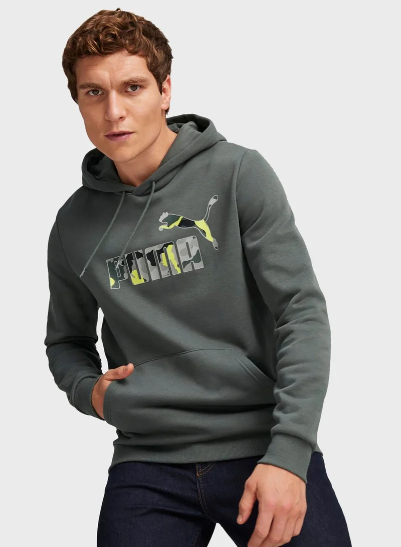 PUMA Essential Camo Graphic Hoodie