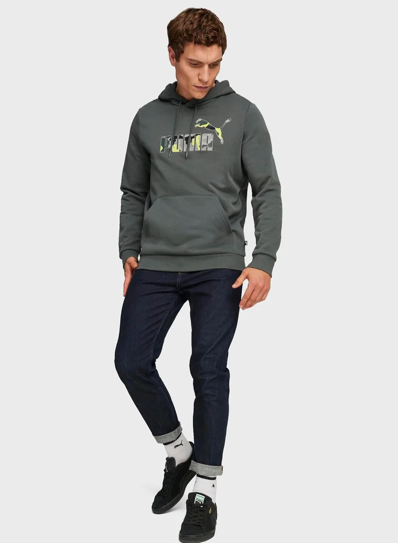 PUMA Essential Camo Graphic Hoodie