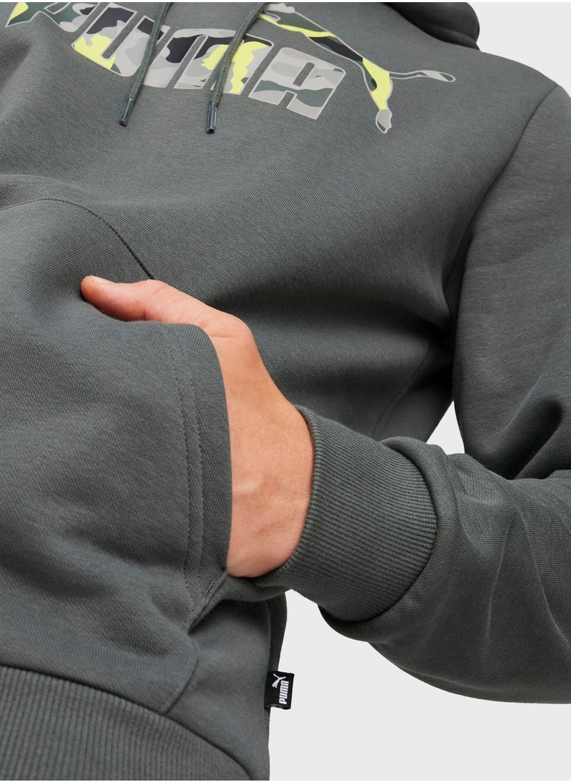 PUMA - Essential Camo Graphic Hoodie - Image 1