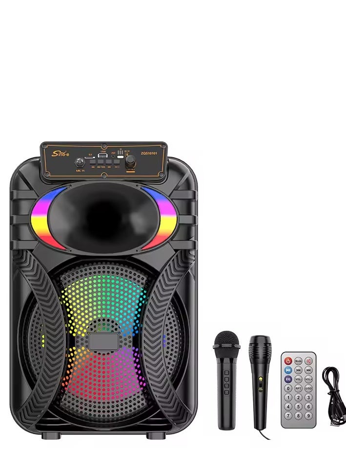 singe Wireless Bluetooth Speaker, Stereo Sound, FM Radio, TF Memory, USB Input, Mic Input rechargeable  - Image 1