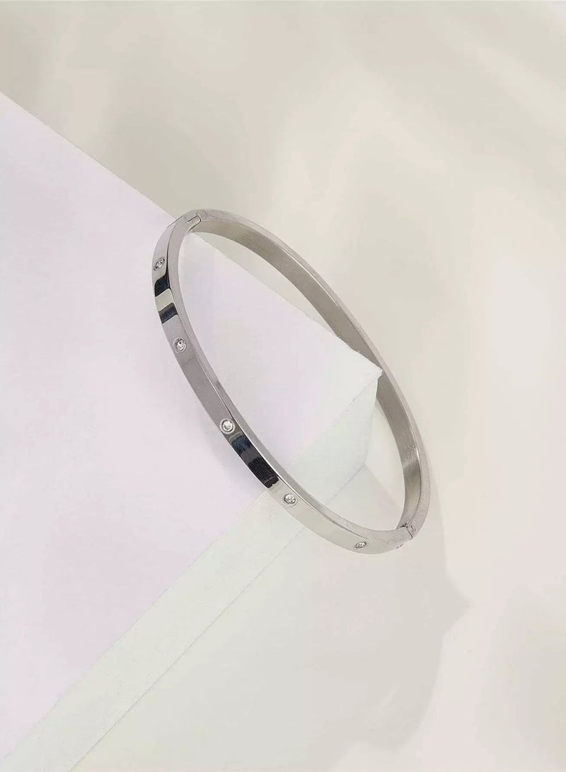 Rhinestone Decor Bangle  - Image 2