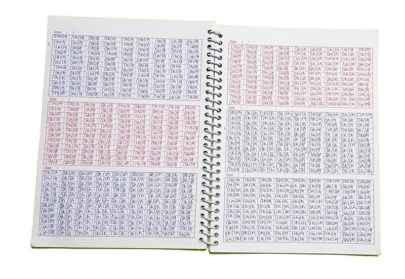 amblitz 22,000 كتاب رام نام ليكان | حزمة للمبتدئين | عبوة من 3 دفاتر | صناديق عريضة | منظمة بشكل جيد | 185 × 240 مم | مجلدة بالحلزوني | ورق سميك 70 جرام في المتر المربع | - Image 2
