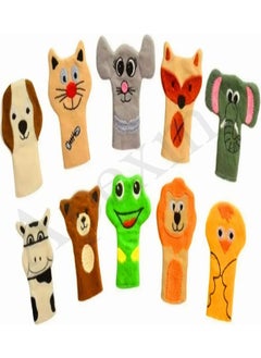 Apexma 10 Piece Animal Finger Puppet Set - Educational 10 Piece Animal Finger Puppet Game Set  - Image 4