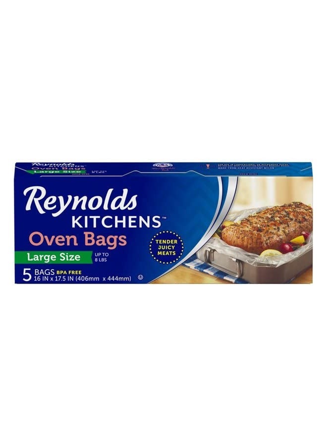 Reynolds Kitchens Large Oven Bags, 5 Count (Pack of 12) - Image 2