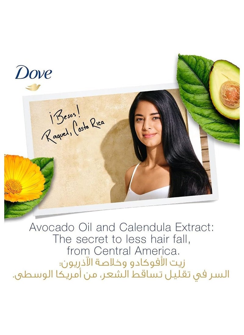 Dove - Fortifying Ritual Shampoo With Avocado and Calendula Extract 200 ml - Image 1