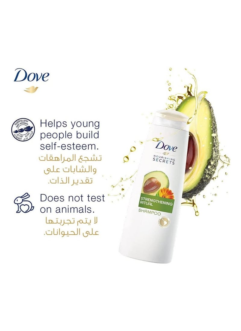 Dove - Fortifying Ritual Shampoo With Avocado and Calendula Extract 200 ml - Image 1