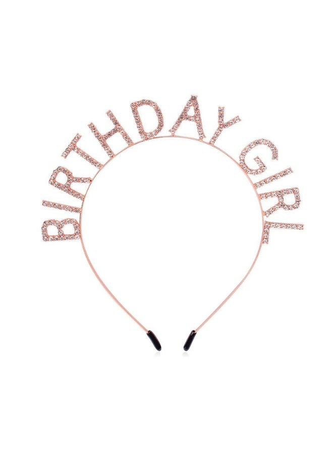 Birthday Rhinestone Crowns Hair Bands Gifts Headband Party Decoration Happy Birthday Head Accessories - Image 1