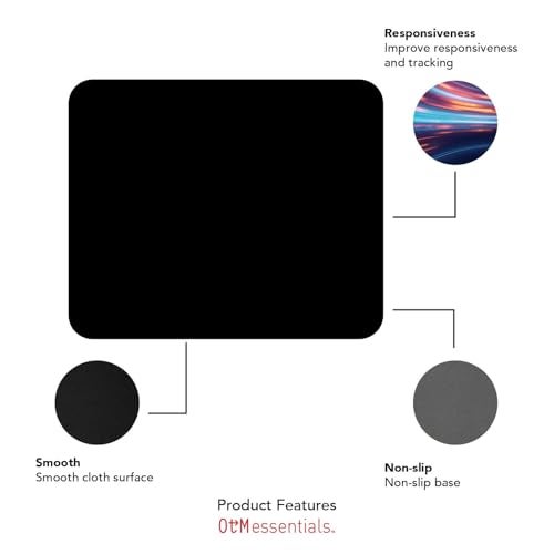 OTM Essentials Mouse Pad, Fabric, University of Cincinnati Standard/Classic Red - Image 3