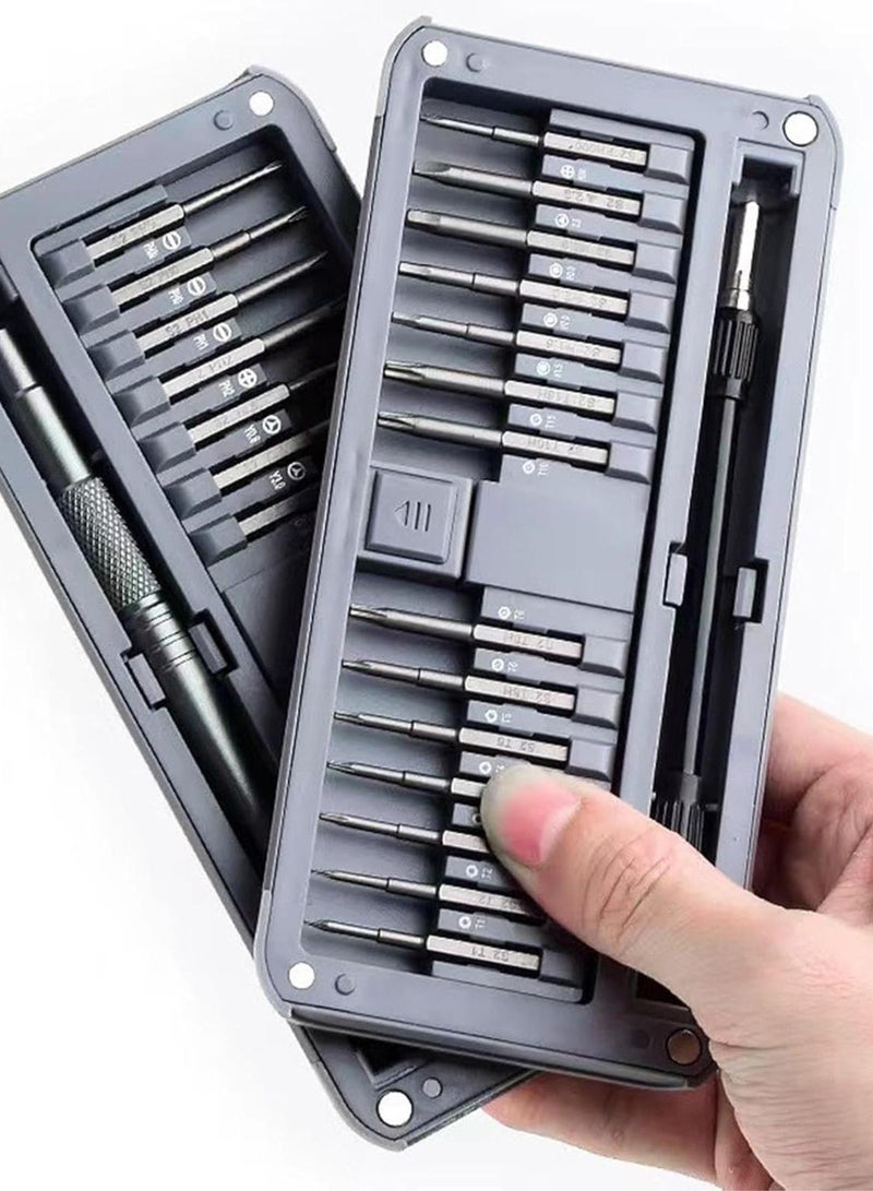 GGOOT Computer Repair Screwdriver Kit, 30-in-1 Precision Multi-Function Hardware Tools, Ratchet Screwdriver Set, Magnetic Repair Tool Kit, Double End Small Screwdriver Set, for Phone, and Small Electronics - Image 5