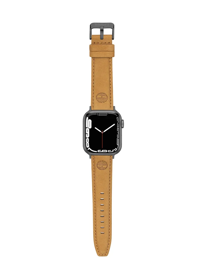 تمبرلاند Universal Replacement Leather Strap For Men And Women Compatible With Apple Watch Series 3-9, SE, Ultra, Ultra 2 (42-44-45-50), Samsung, Huawei Or Quartz Watch With Lug Width Of 22mm